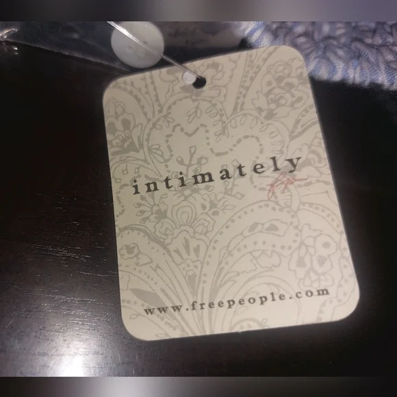 Free People INTIMATELY Blue and White Striped Shorts - Picture 6 of 7